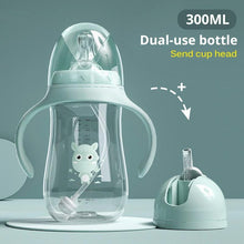 Load image into Gallery viewer, Baby Bottles Drinking Cup Feeding Bottle Wide-Caliber Drinking Milk Drinking Water Dual-use Bottle For baby and Kids

