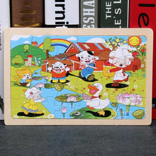 Load image into Gallery viewer, 24 Slice Wood Puzzles Children Adults Vehicle Puzzles Wooden Toys Learning Education Environmental Assemble Educational Games For Kids and Babies
