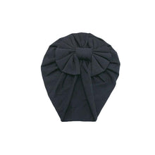 Load image into Gallery viewer, Luxury Modern Baby Headband Hat Bowknot Print Cotton Stretchy Turban Headband Infant Head Wrap Beanie Hat  For Babies and Kids
