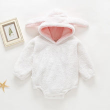 Load image into Gallery viewer, Luxury Modern Newborn Baby Boy/Girl Clothes Long Sleeve Hoddies Bear Zipper Baby Romper Clothes Autumn Winter Season For Kids and Baby
