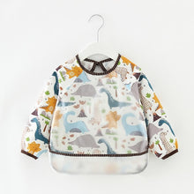 Load image into Gallery viewer, Modern Luxury NEW Baby Cute Cartoon Waterproof Long Sleeve Apron Baby  Feeding Bib for Children Baby and Kids
