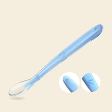 Load image into Gallery viewer, Silicone Baby Soft Soup Spoon Healthy Infant Sucker Candy Color Kitchen Cooking Spoon Rice Spoon Children Dishes Tableware for Kids
