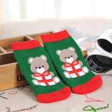 Load image into Gallery viewer, Luxury Christmas Cotton Winter Autumn Baby Girls Boys Kids Socks Children Terry Snowflake Elk Santa Claus Christmas Sokcs for Kids

