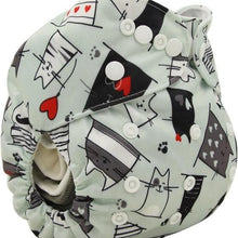 Load image into Gallery viewer, Baby Pocket Cloth Diaper Nappy Reusable Adjustable Washable No Inserts Nappie For Baby In Modern Printed Style

