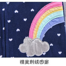 Load image into Gallery viewer, Modern Cartoon Unicorn Baby Girl Jumpsuit Footies  Romper For Newborn Boy and Girls In Trend Design
