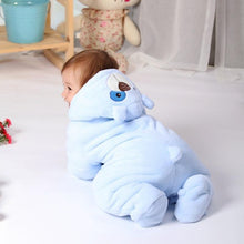Load image into Gallery viewer, Modern Winter Baby  Bear Animal Costume Hooded Romper Warm Flannel Plush Jumpsuit For Girls and Boys
