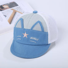 Load image into Gallery viewer, Luxury Summer Newborn Baby Sun Hat Cotton Beret Hat Cartoon Striped Bear Snapback Baseball Cap Baby Hats For girls and Boys Kids
