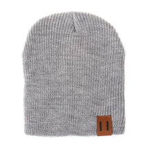 Load image into Gallery viewer, Winter Hats Mom&amp; Dad Women Man Toddle Kids Baby Boy Girl Winter Warm Caps Knit Beanie Hat Adults Kids Caps For Mother and Daughter Summer Cap

