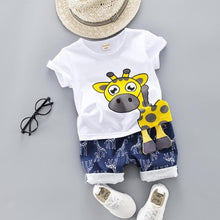 Load image into Gallery viewer, Fashion Infant  Clothing Set for Boys and Girls Cute Summer Casual Clothes Set  Top+Shorts Kids Clothes Summer Edition T shirt and Pants Set
