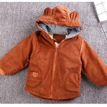 Load image into Gallery viewer, Infant Baby Jacket  Autumn Winter Hooded Outerwear Coat / Newborn Jacket.
