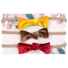 Load image into Gallery viewer, Baby Girls Headband Infant Elastic Headwear Kids Hair Accessories Bow Set For Baby Girls
