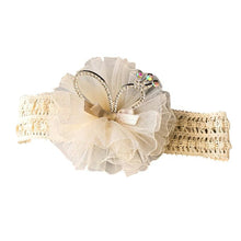 Load image into Gallery viewer, ILuxury Handmade Infant Child Hair Band Three-dimensional Alloy Rhinestone Crown Headdress  Elastic Headband Turban For Baby Girls
