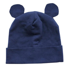 Load image into Gallery viewer, Modern Baby Hat Cute Ear Cotton Girls Cap Scarf Infant Hats Finger love Kids Boys Knitted Cap Winter hat I love mama/pap  Cap
