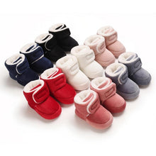 Load image into Gallery viewer, Newborn First Walkers Unisex Cozy Bootie Winter Warm Infant Toddler Crib Soft Autumn Shoes
