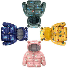 Load image into Gallery viewer, Baby Girls Winter Jackets For Children Spring Autumn Outerwear Hooded Infant Coats In Modern  Design For Girls and Boys
