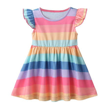 Load image into Gallery viewer, Princess Clothing for Kids Rainbow Baby Dresses Cotton Party Girl Dress For Girls For all Occasions
