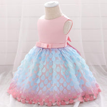 Load image into Gallery viewer, Newborn Baby Girls Clothes Christmas  Princess Dress Lace Colorful Sequins Girls Wedding Party Ball Gown
