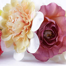 Load image into Gallery viewer, Luxury Modern Brazil Stlye Baby and Mother Feather Flower Headdress  Headwear European Flower Headband For Mother and Daughter
