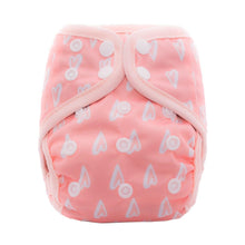 Load image into Gallery viewer, Newborn Pocket Diaper Cloth Diapers Bamboo Charcoal Inner Waterproof PUL Outer Double Gussets Nappies for Baby
