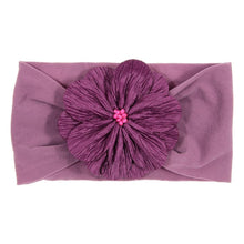 Load image into Gallery viewer, Cute 1PCS Baby Girls Lotus Flower Nylon Headband Knot Elastic Newborn Toddler Headwraps Kids Hair Accessories Gifts
