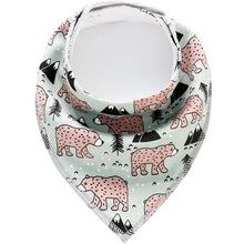 Load image into Gallery viewer, Baby Bibs Triangle scarf Cotton Cartoon Child Bandana Bib Dribble Bibs Newborn BIb for Kids
