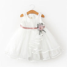Load image into Gallery viewer, Luxury Modern Flower Newborn Baby Dress New Summer Cute Baby Girls Clothes Tulle Lace Infant Party Clothing Dress For Girls
