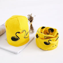 Load image into Gallery viewer, Star Print Cotton Hat And Scarf  Baby Beanie Kids Caps Children's Accessories For Boys and Girls
