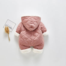 Load image into Gallery viewer, Modern Elegant Winter Children's baby Plush Thickened Cotton Jumpsuit Jacket For New Baby  Boys and Girls

