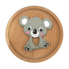 Load image into Gallery viewer, 1pc Unique Baby Koala Silicone Teether Teething Chew Toy   Nursing Tool Pendant Food Grade Silicone

