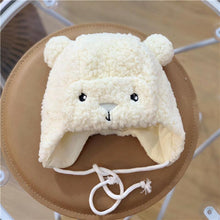 Load image into Gallery viewer, Modern Elegant Baby Boy Girl Warm Earmuffs Hat Wool Winter Ski Cap Winter Plush Cartoon Hat For Boys and Girls Kids
