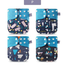 Load image into Gallery viewer, Eco-friendly Diaper Adjustable Reusable Coffee Fiber Diaper Pocket Fit Baby Nappies Pants Waterproof Nappies for Baby and Kids In Modern Design
