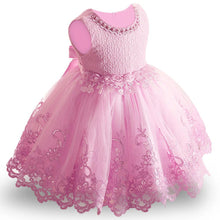 Load image into Gallery viewer, Luxury Modern Baby Girl Christmas Dress Newborn Baby Girls Bow Dresses For Baby 1st Year Birthday Party
