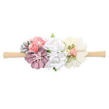 Load image into Gallery viewer, Handmade Luxury Pearl Baby Headbands Bundle Nylon Elastic  Newborn Hair Accessories for Girls Kids
