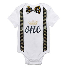 Load image into Gallery viewer, Baby Clothing Bow Body Rompers Clothing Newborn Baby Clothes Jumpsuit for Baby Boys and Girls  For Birthday Party
