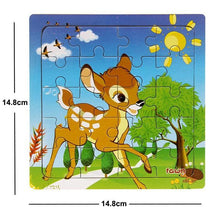 Load image into Gallery viewer, 38 Style Cartoon Wooden Puzzle Children Animal/ Vehicle Toy For  2-6 Year Baby Early Educational Toys for Kids

