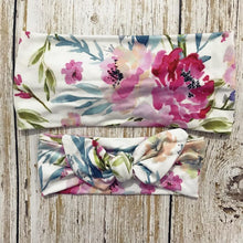 Load image into Gallery viewer, Luxury Elegant Mother &amp; Baby Headbands for Girl Rabbit Ear Hairband Print Floral Bows Hair Bands Parent-Child Hair Accessories
