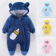 Load image into Gallery viewer, Modern Interesting Designer Winter Baby Costume Overalls For Baby Girls and for Newborn Clothes In Modern Style
