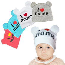 Load image into Gallery viewer, Trend New Baby Hats For Girls Cap Cute Ear Newborn Boys Girls Knitted Print Caps Beanies For  Baby
