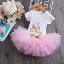 Load image into Gallery viewer, Modern Unicorn Baby Kids 1st year Girls Dress For Birthday Party Outfits Infant Princess Girls Clothes 12 Months Kids
