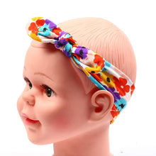 Load image into Gallery viewer, Baby Girl Headband Infant Hair Bow Accessories Cloth Band Bow For Newborn Hairband Print for Toddlers
