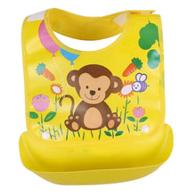 Load image into Gallery viewer, Baby Bibs Waterproof Silicone Feeding Saliva Towel Newborn Cartoon Aprons Baby Bibs Detachable For Kids

