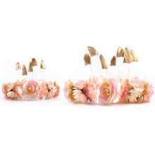 Load image into Gallery viewer, Luxury Modern Brazil Stlye Baby and Mother Feather Flower Headdress  Headwear European Flower Headband For Mother and Daughter
