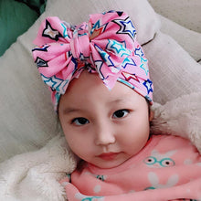 Load image into Gallery viewer, Cute Baby Hat Toddler Kids Soft Cotton Turban Beanies Hat Boy Girl Floral Bowknot Head Wraps
