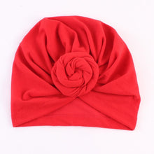 Load image into Gallery viewer, Modern Cotton Hat Handmade Baby Girls Turban Hats Twist Knot Women Caps For Mom And Daughter In Elegant Design
