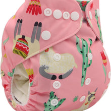 Load image into Gallery viewer, Modrn Printed Baby Pocket Cloth Diaper Nappy Reusable Adjustable Washable Nappies For Baby Boys and Baby Girls In Elegant Style
