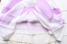 Load image into Gallery viewer, Luxury Summer Fashion Purple Stripe Round Neck Sleeveless Chiffon Dresses for baby Girls With Big Bow
