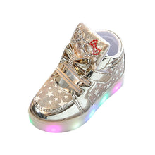 Load image into Gallery viewer, Modern Trend NEW Fashion Style Baby Fashion Sneakers For Children Girls  Star Luminous Child Casual Colorful Light LED Shoes Sneakers
