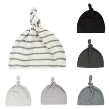 Load image into Gallery viewer, Newborn Boys Girls Beanies Caps Cute Toddler Beanie Infant Cotton Knot Sleep Hats For Kids
