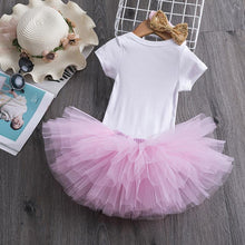Load image into Gallery viewer, New 1st Birthday Tutu Baby Infant Christening Cake Dresses for Party Kids 1 Year Baby Girl For  Birthday Party

