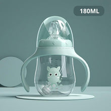 Load image into Gallery viewer, Baby Bottles Drinking Cup Feeding Bottle Wide-Caliber Drinking Milk Drinking Water Dual-use Bottle For baby and Kids
